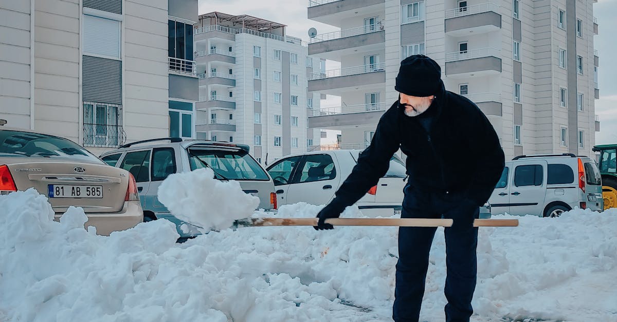 What is the best way to remove snow from a long driveway?